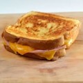Grilled American Cheese Sandwich with Ham